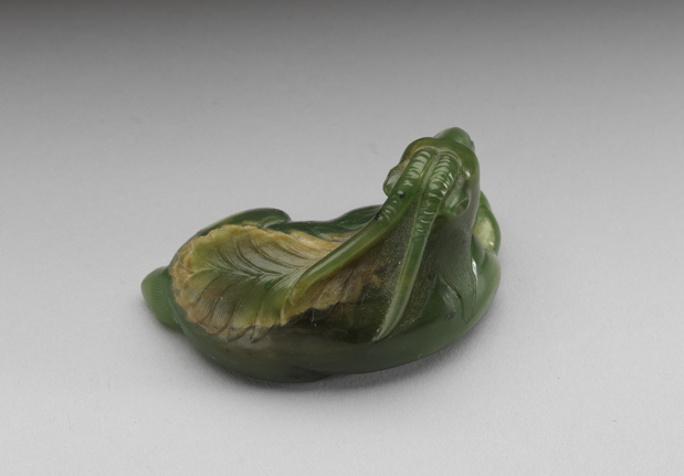Jade goat, Qing dynasty (1644-1911)-China Archive